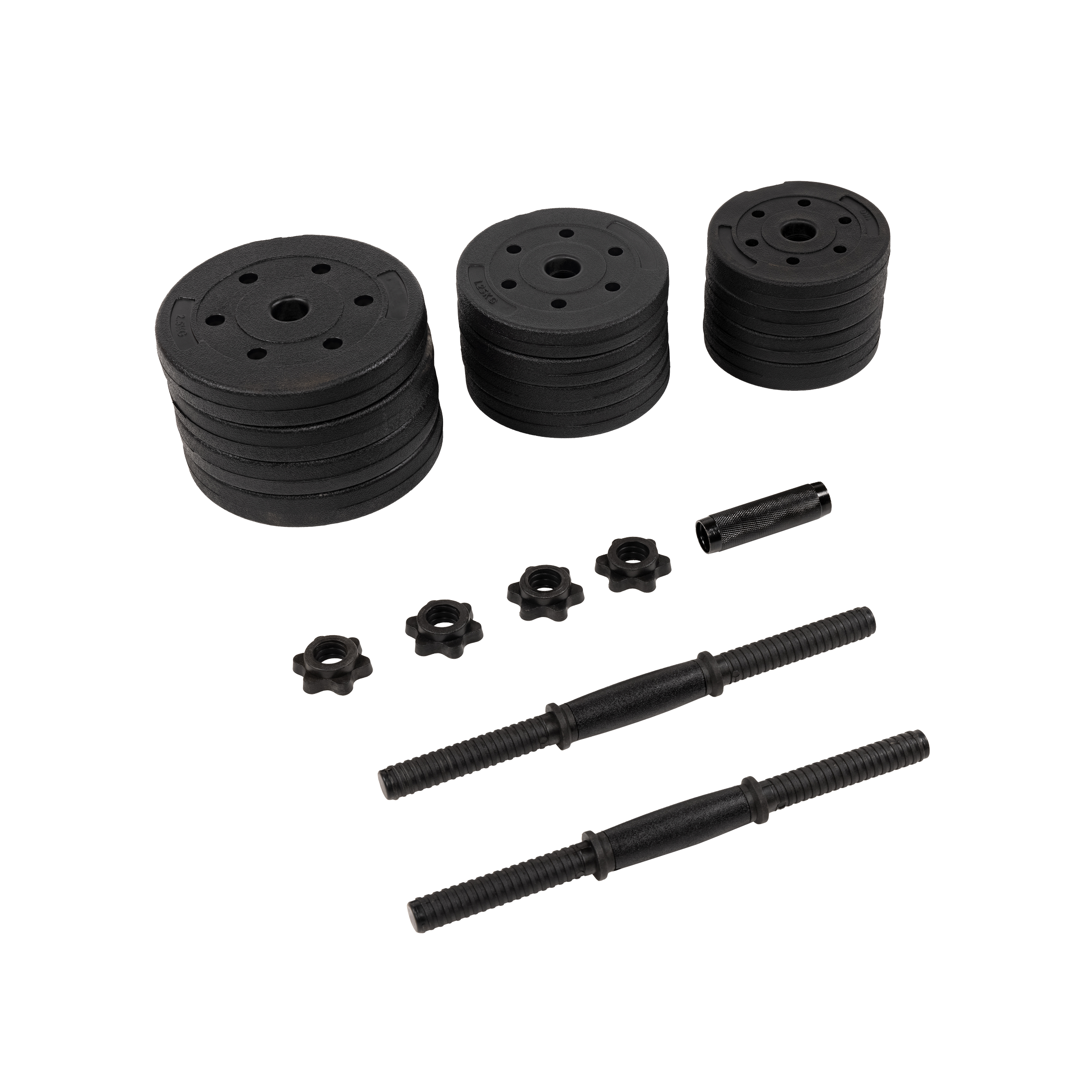 NNEDSZ 20kg Dumbbell Set Home Gym Fitness Exercise Weights Bar Plate