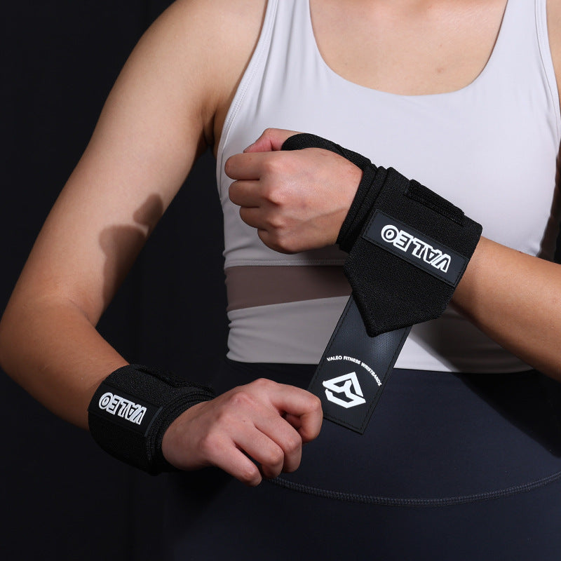 NNEDSZ 1 Pair Black Heavy-Duty Gym Wrist Wraps for Weightlifting, Powerlifting, and Injury Prevention
