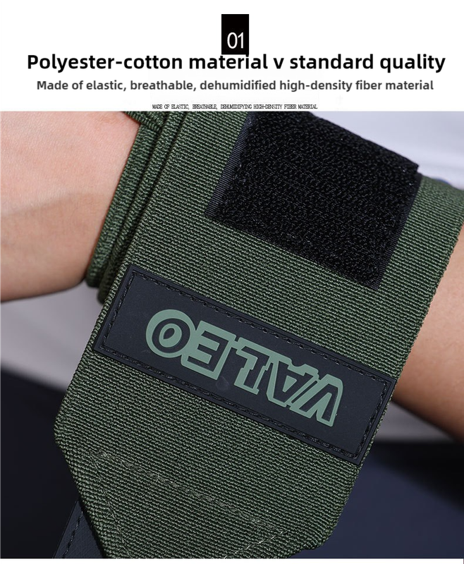 NNEDSZ 1 Pair Black Heavy-Duty Gym Wrist Wraps for Weightlifting, Powerlifting, and Injury Prevention
