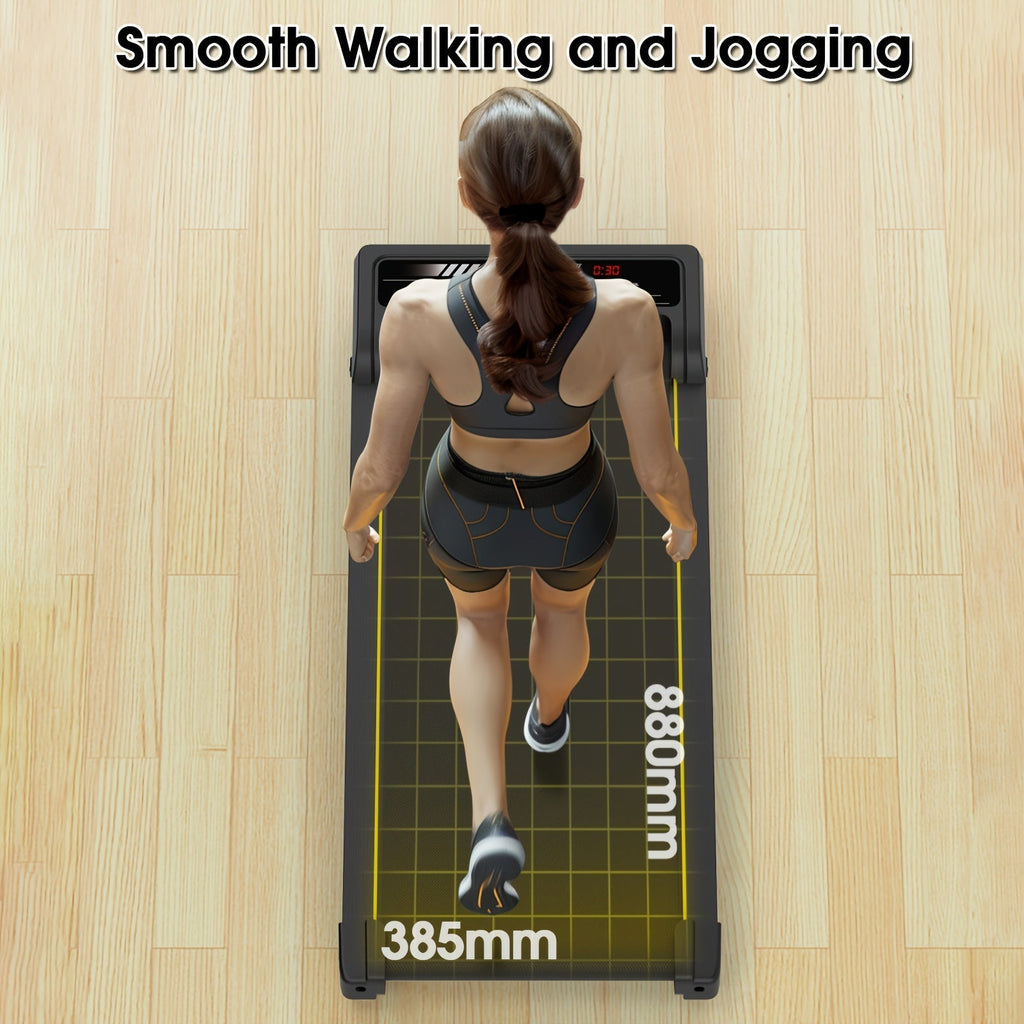 Under Desk Walking Pad - Home Gym Office Fitness Equipment(Black)