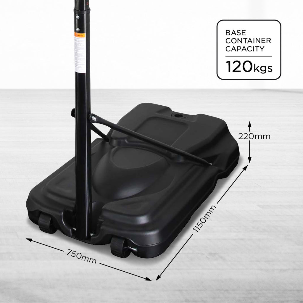 NNEDPE Height-Adjustable Basketball Hoop Backboard Portable Stand