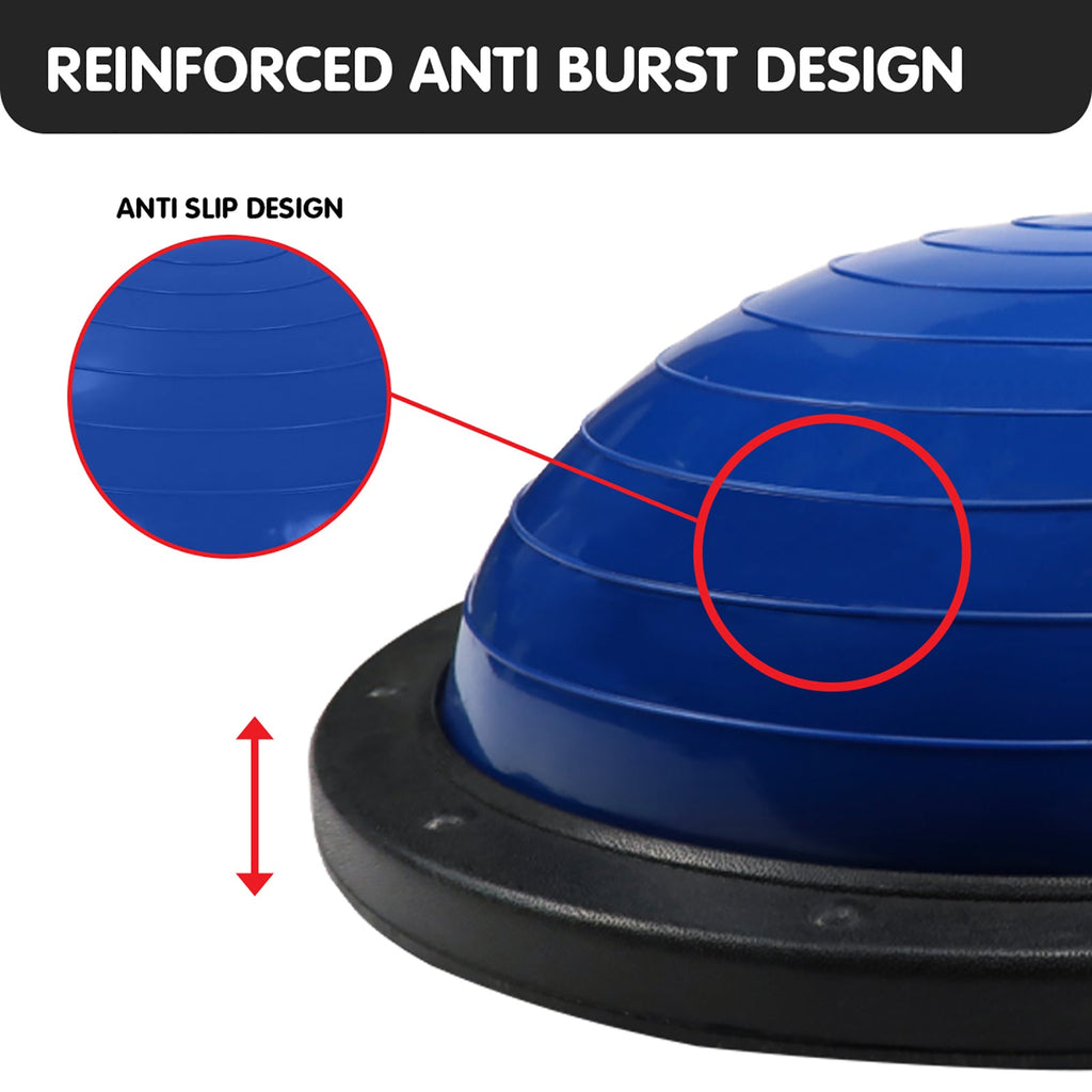 NNEDPE Powertrain Fitness Yoga Ball Home Gym Workout Balance Trainer Blue
