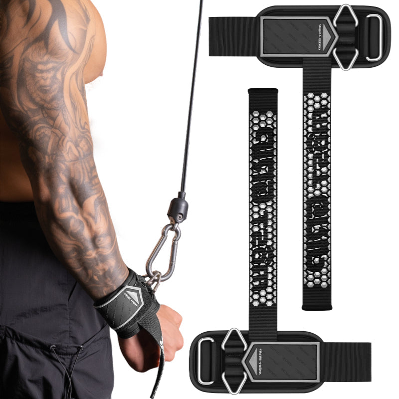 NNETM D-Ring Lifting Straps Wrist Support