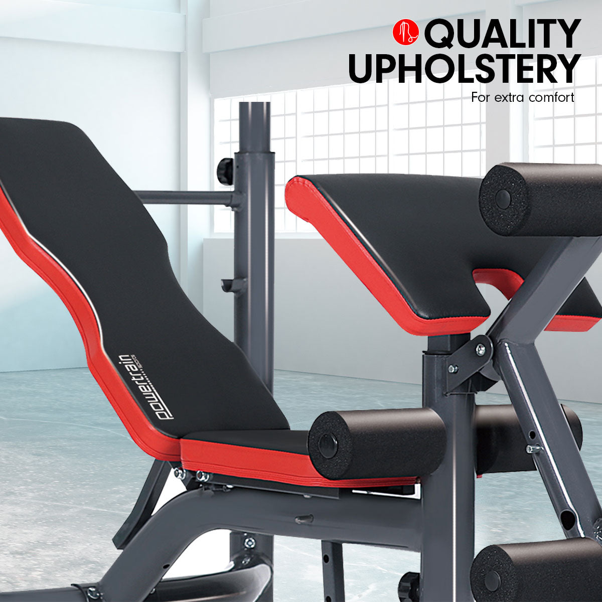 NNEDPE Powertrain Adjustable Weight Bench Home Gym Bench Press - 302
